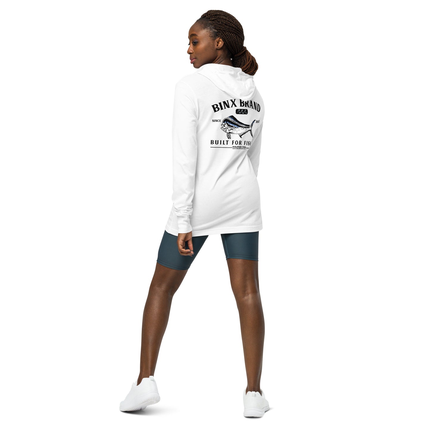 Binx - Hooded long-sleeve Fishing tee