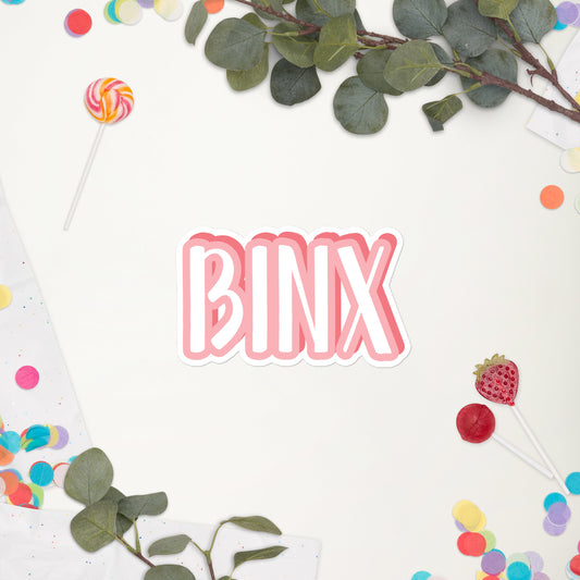 Binx - Sticker (Pink)